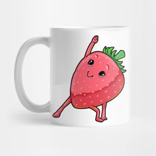 Strawberry at Yoga for Flexibility Mug